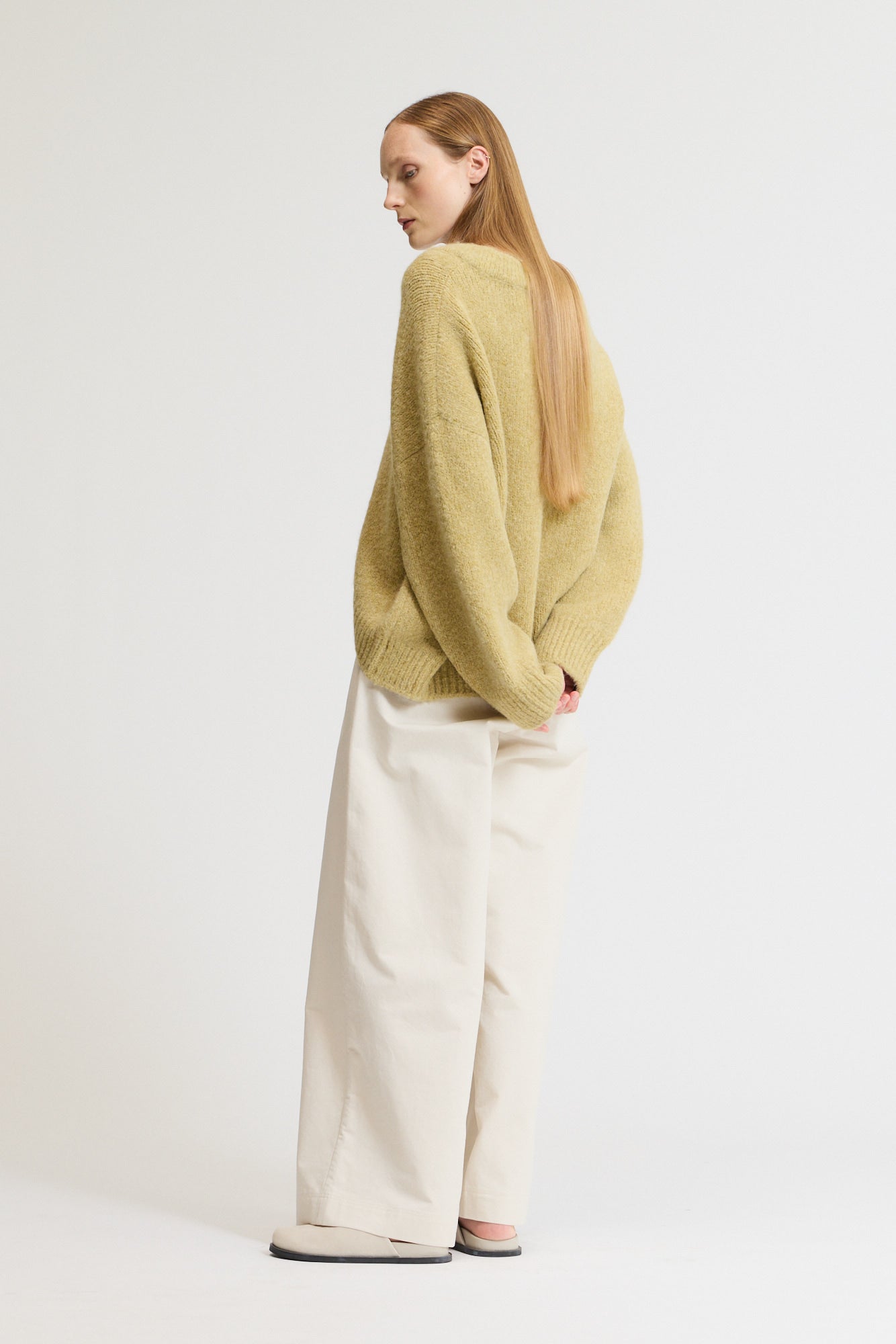 Oversized V-Neck Sweater