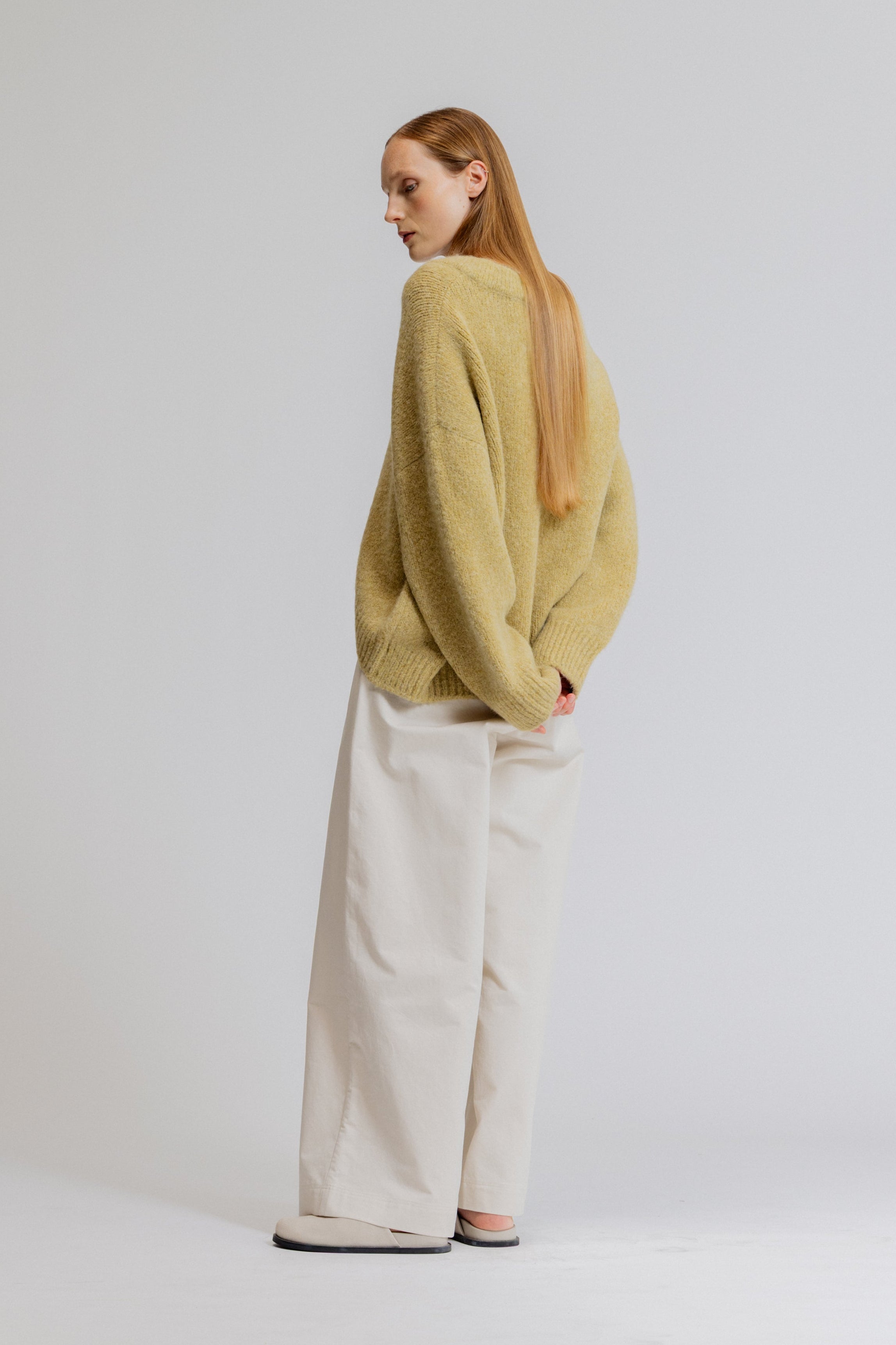 Oversized V-Neck Sweater