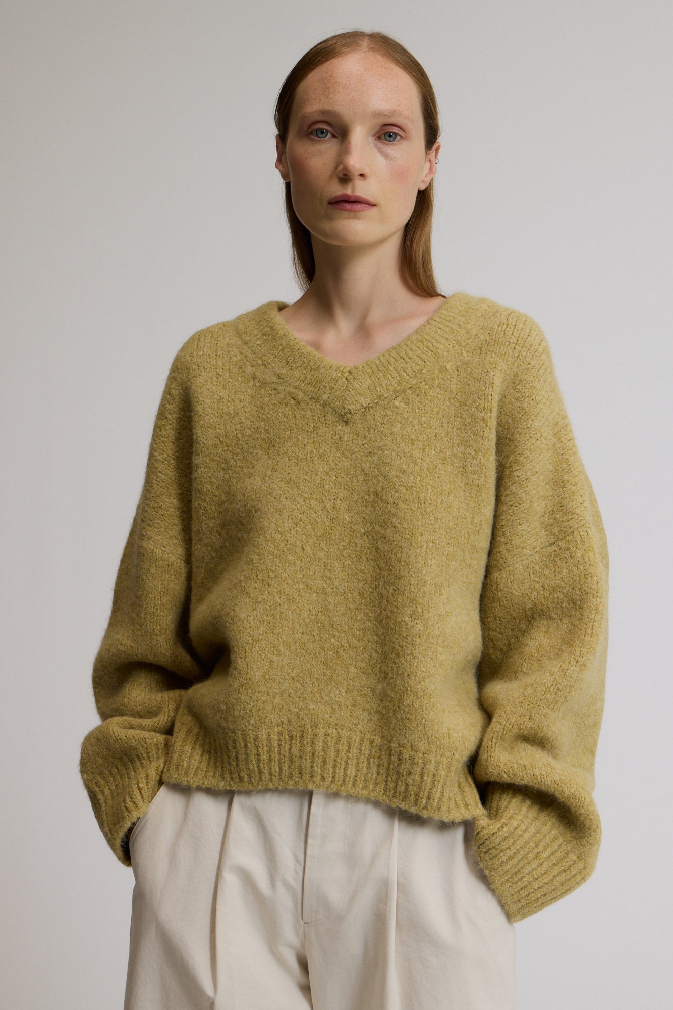 Oversized V-Neck Sweater