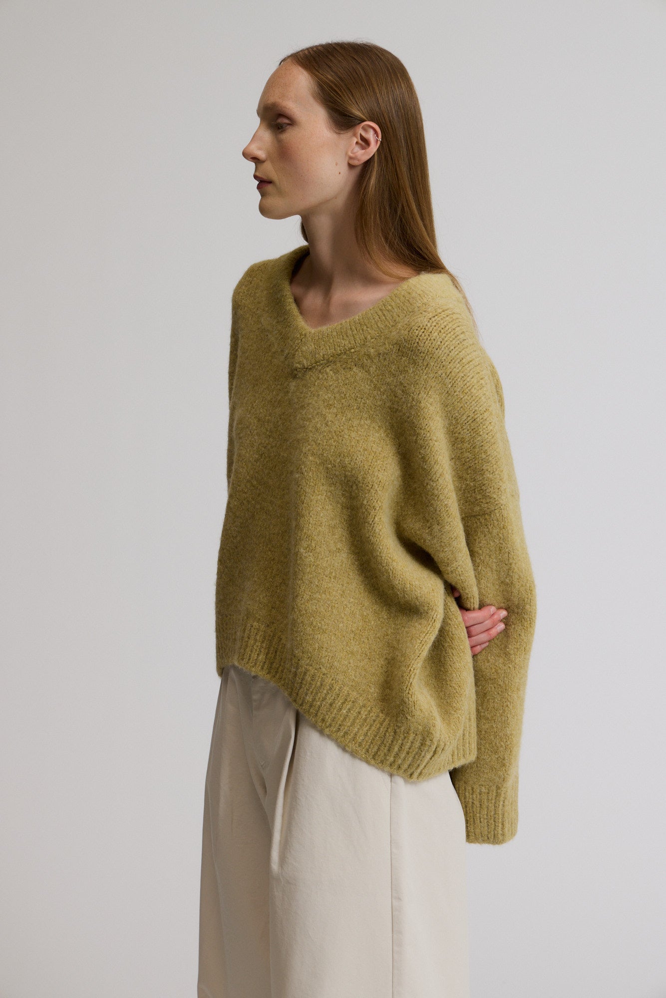 Oversized V-Neck Sweater