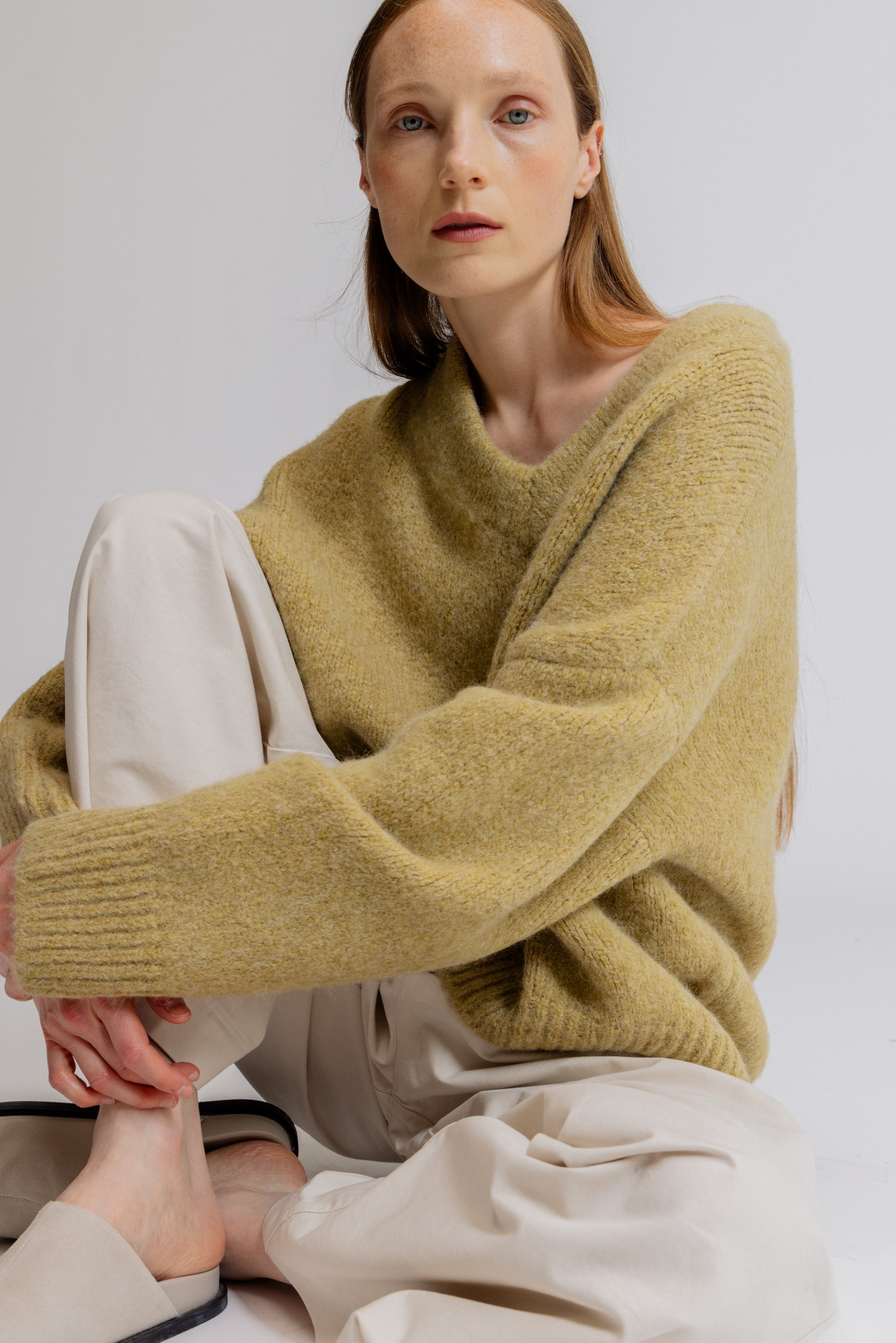 Oversized V-Neck Sweater