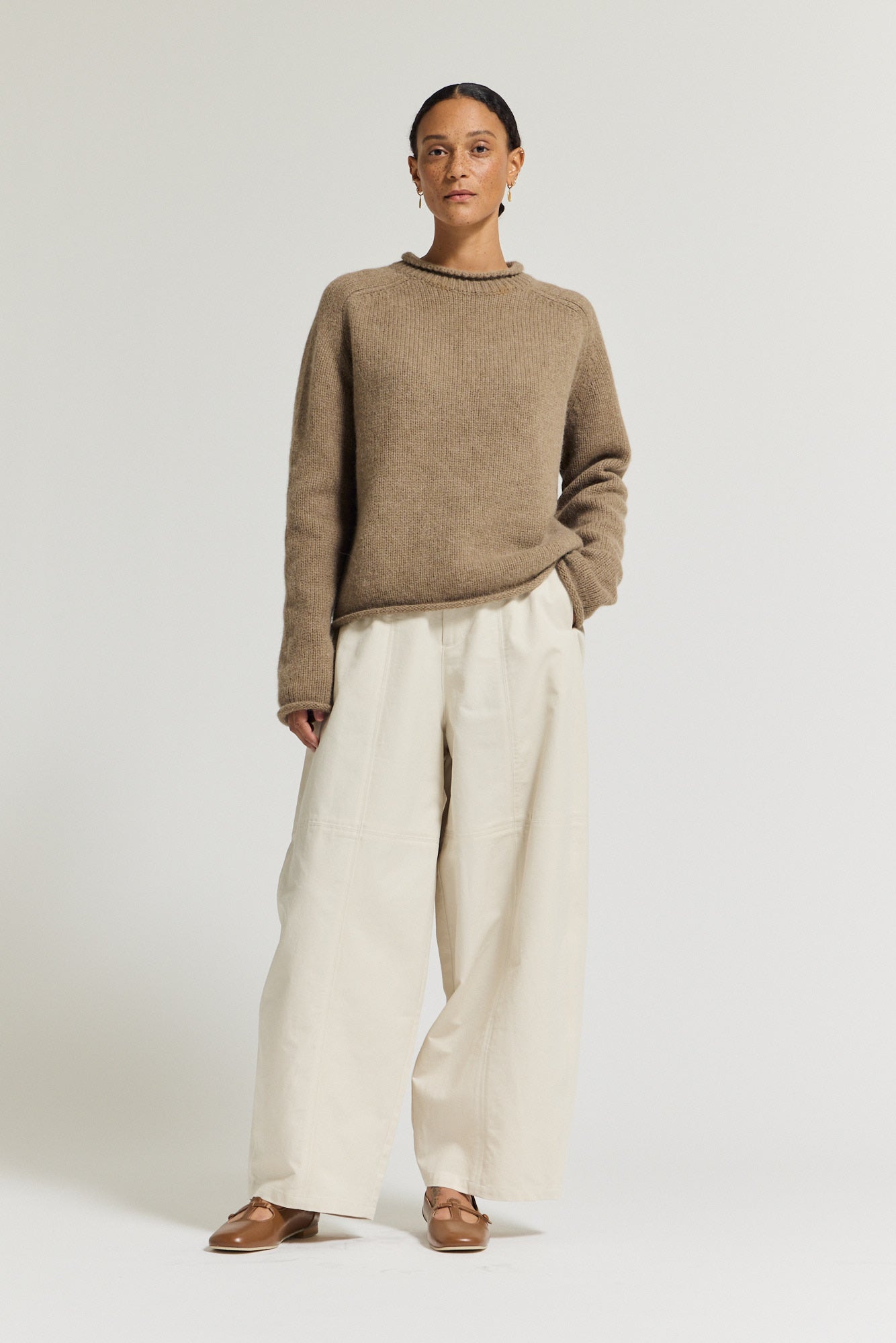 Rolled Edge Sweater