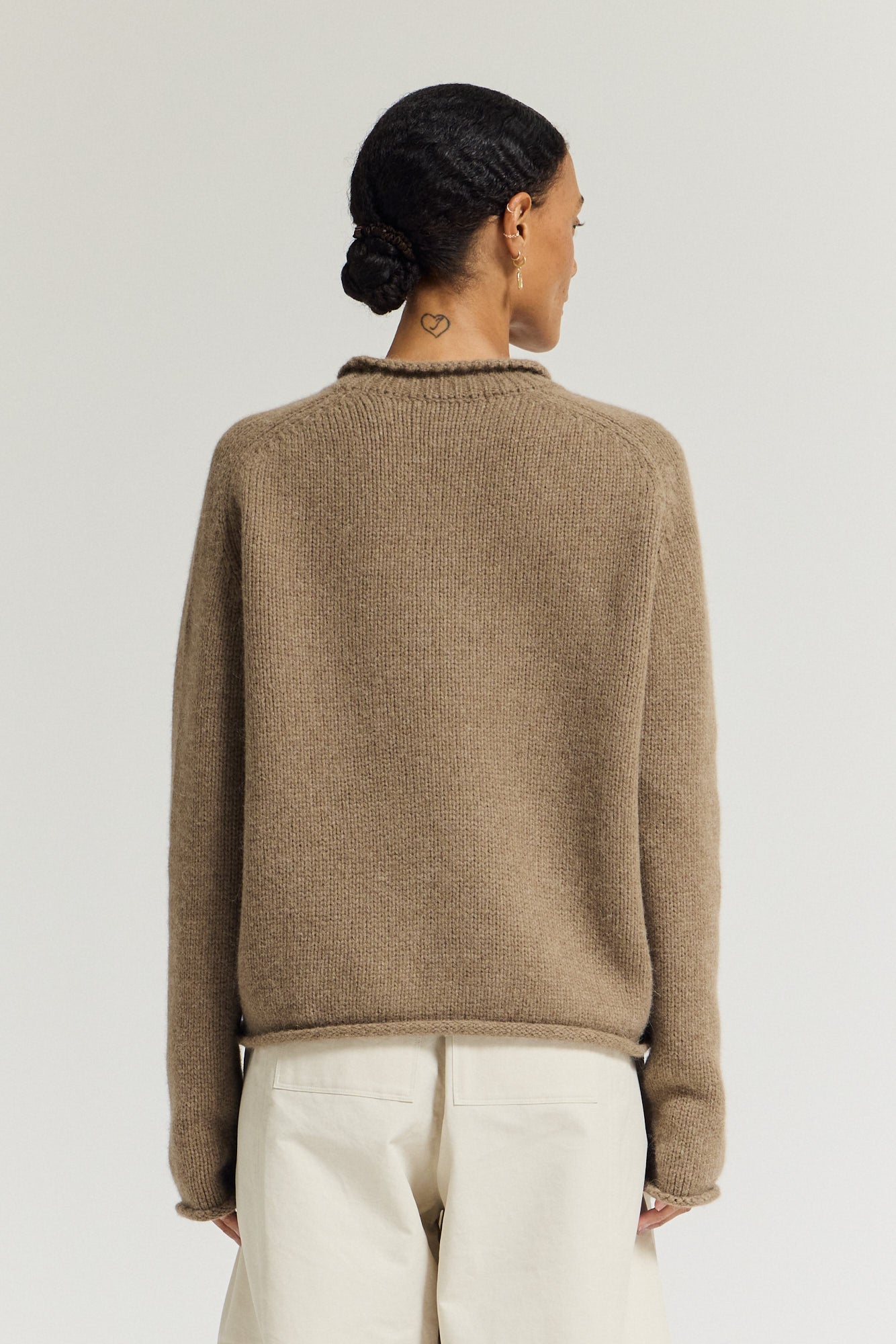 Rolled Edge Sweater
