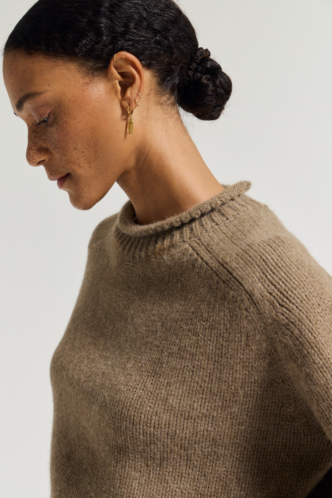 Rolled Edge Sweater