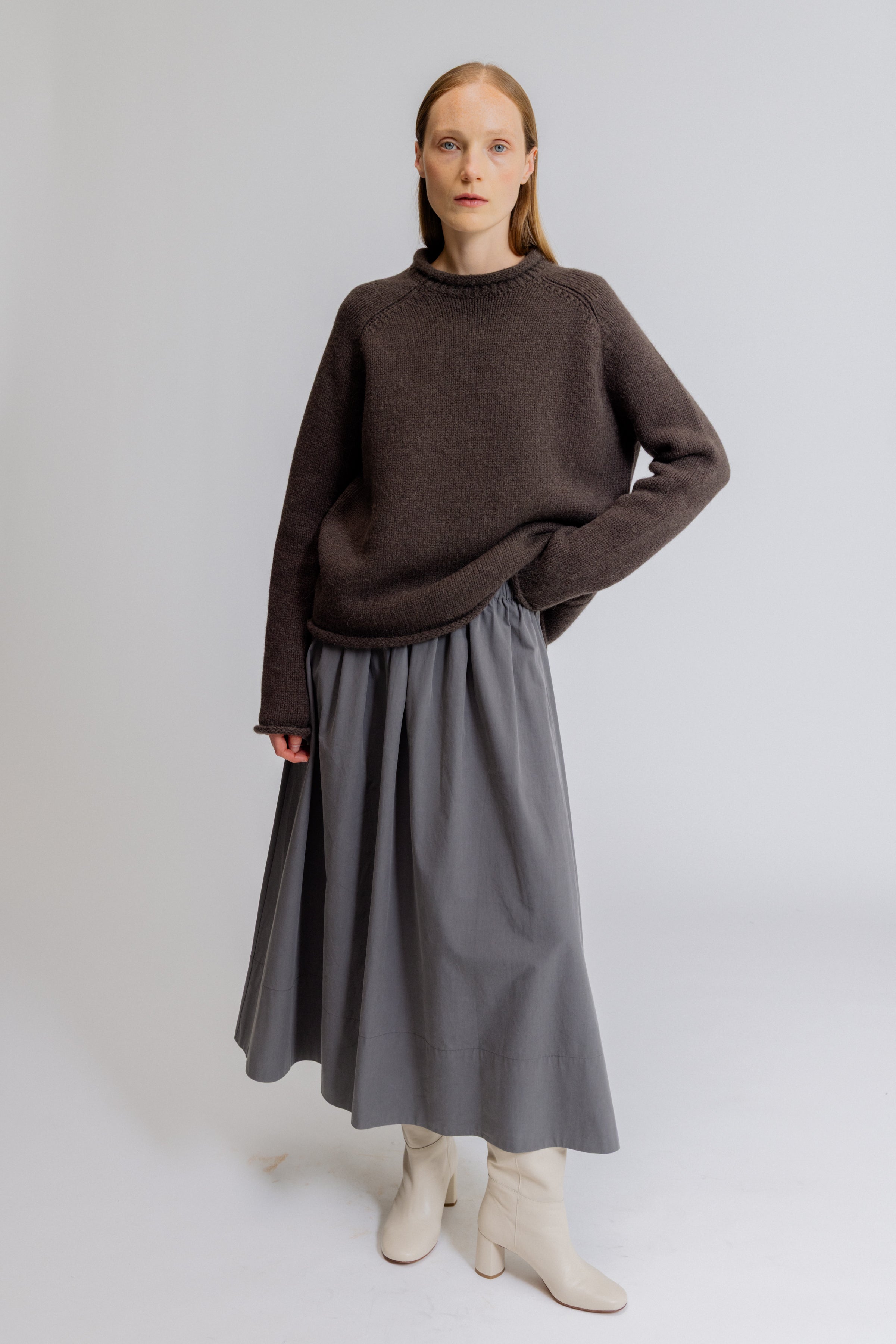 Rolled Edge Sweater