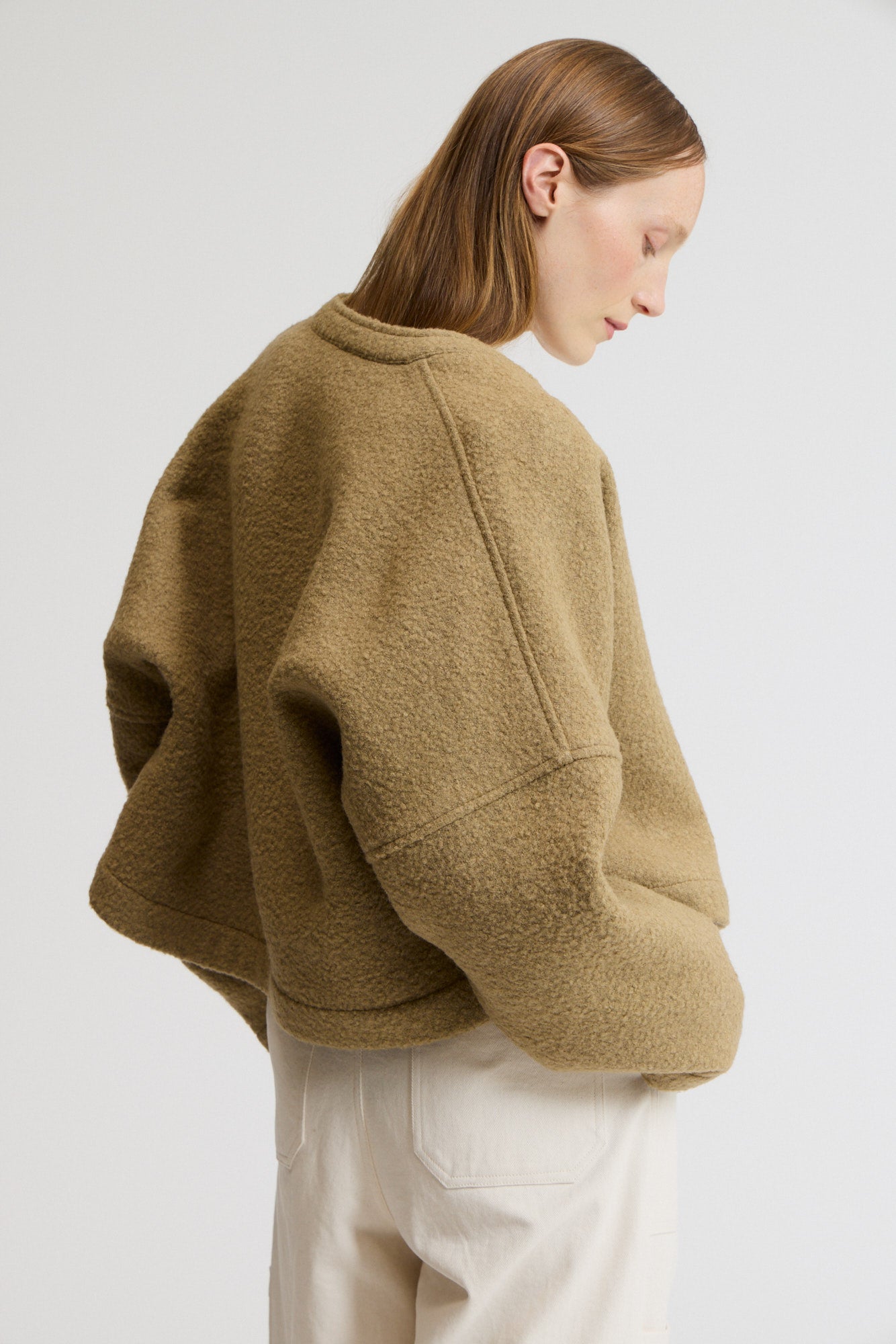 Cropped Bouclé Jacket