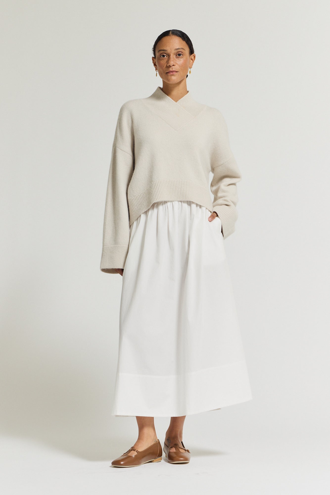 Cotton Tencel Skirt