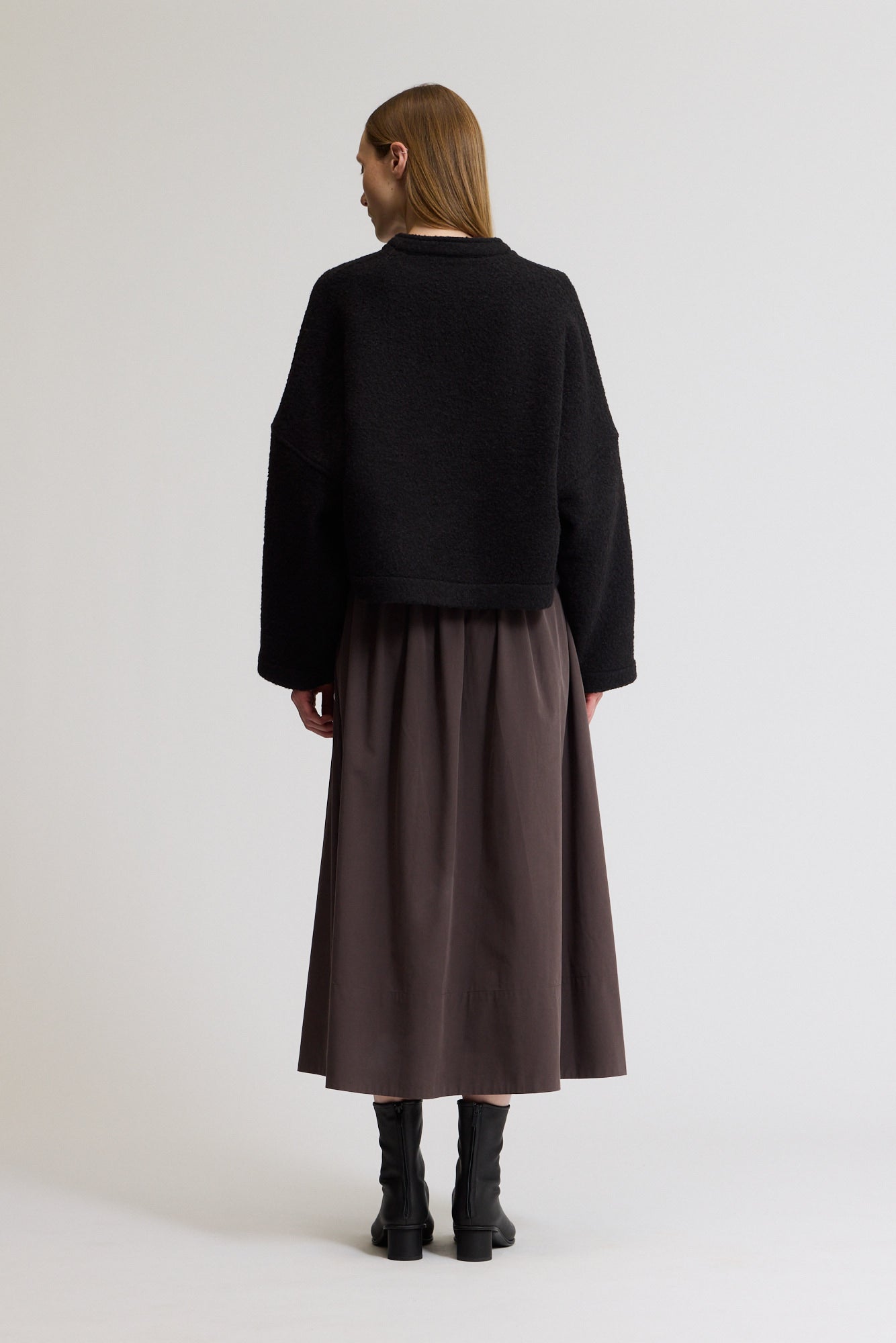 Cropped Bouclé Jacket