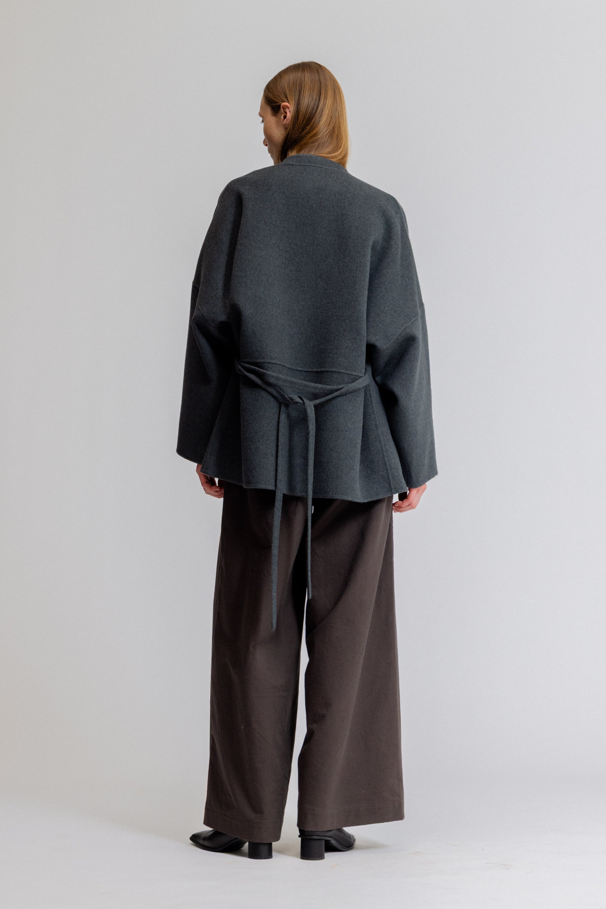 Oversized Short Wool Coat