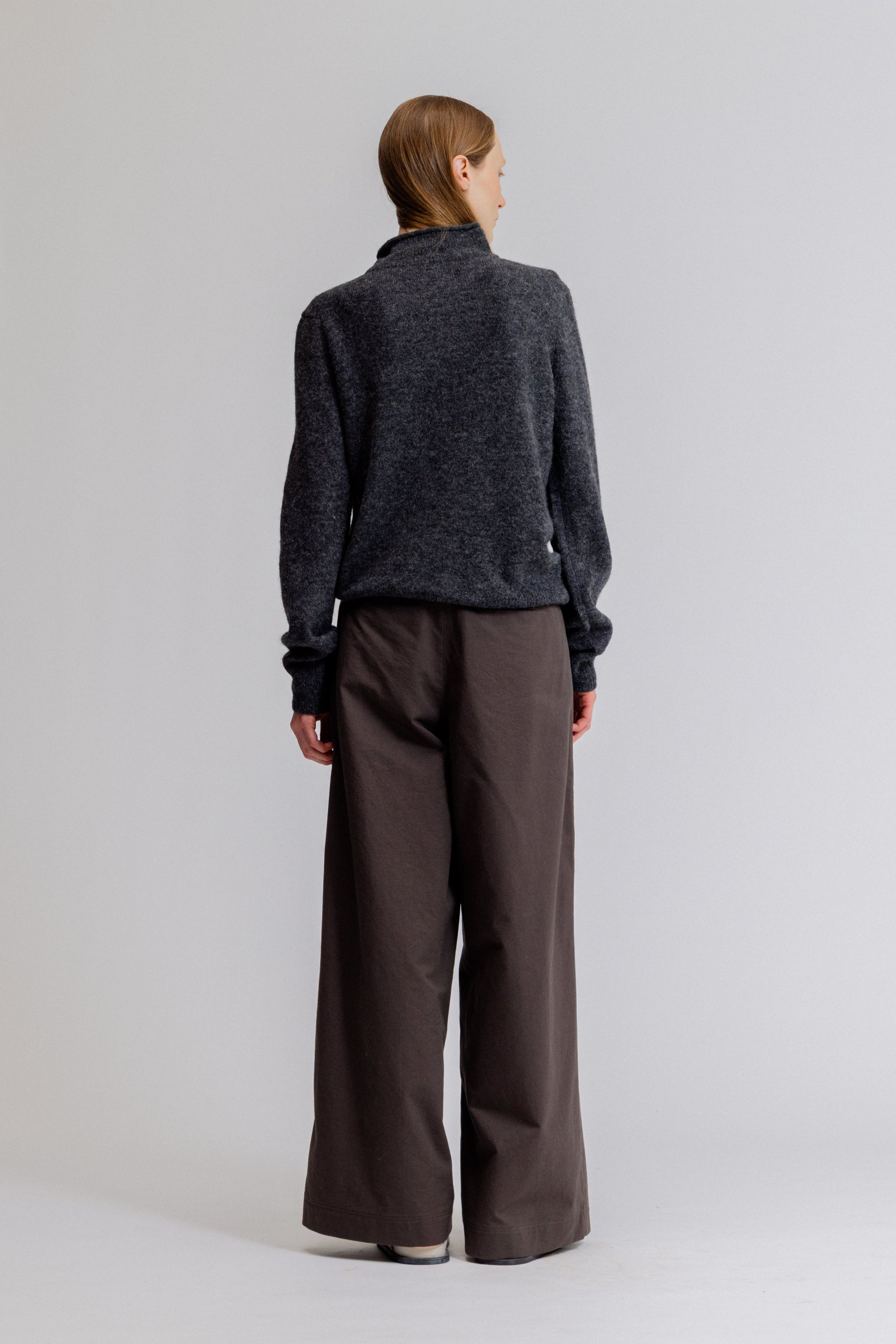 Funnel Neck Cardigan