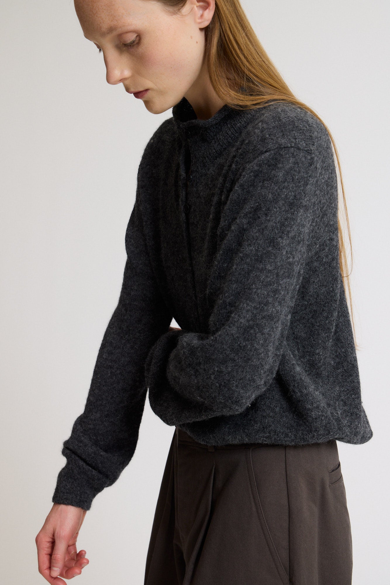 Funnel Neck Cardigan